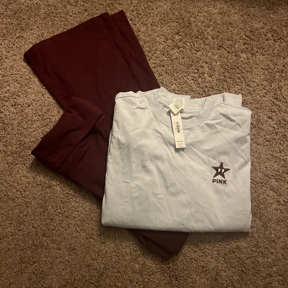 Pink long sleeve shirt